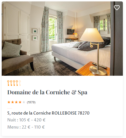 Domaine de la Corniche & Spa, Teritoria