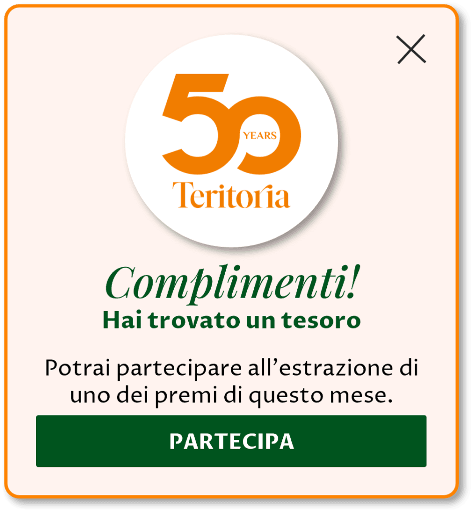 Caccia al tesoro anniversario Teritoria 50 ans tresor it