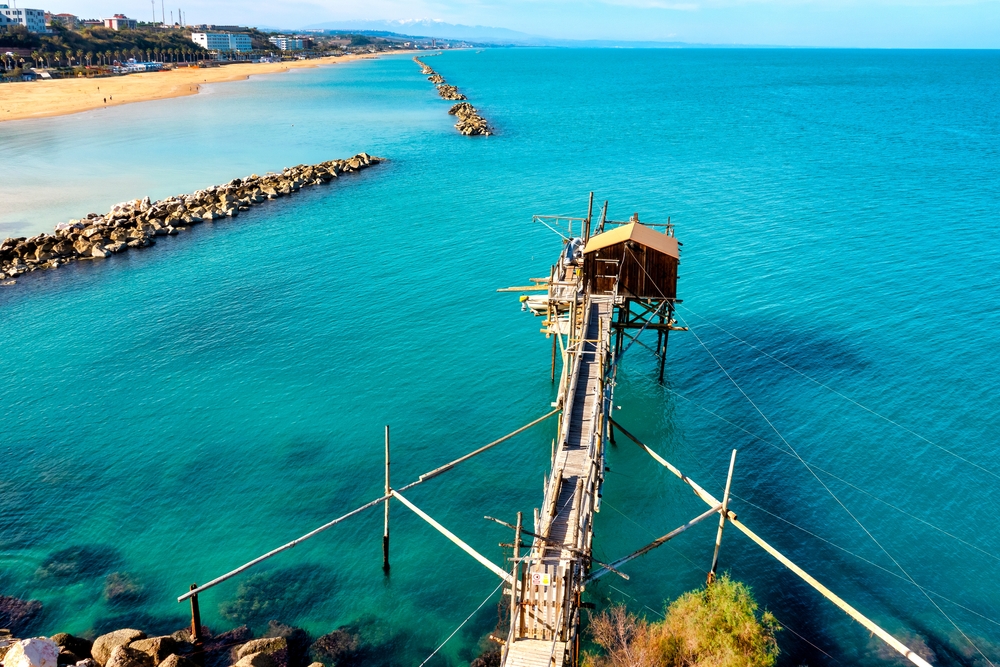 Where to go in Europe in June shutterstock 2252975379 conly fabrizio vue du trabucco di celestino termoli italie