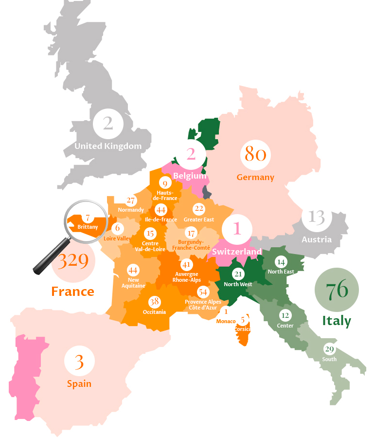 Brittany region zoom region bretagne region en