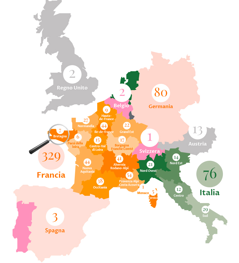 Regione Bretagna zoom region bretagne region it