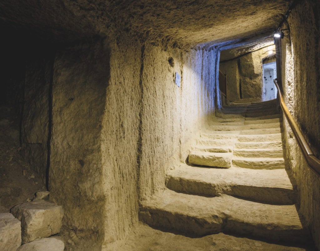 Région Centre-Val de Loire troglodyte interieur