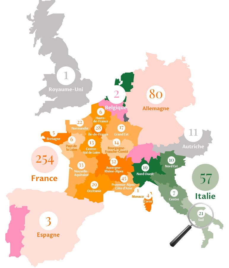 zoom region italie sud fr
