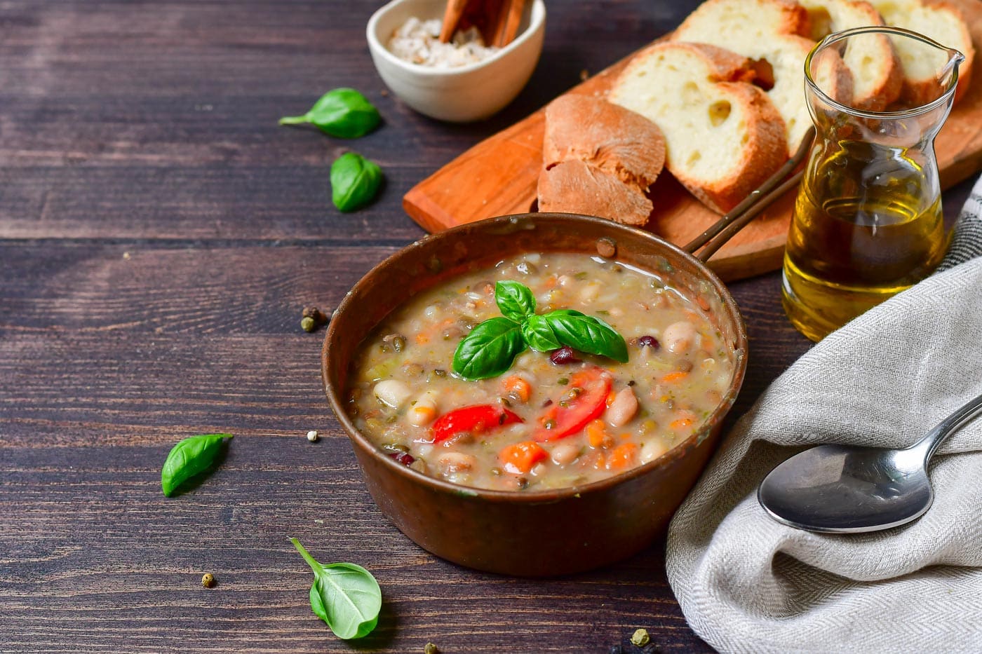 shutterstock 1511435276 ©elena.katkova traditional italian dish zuppa toscana from tuscany florence soup with different types of beans carrots and vegetables