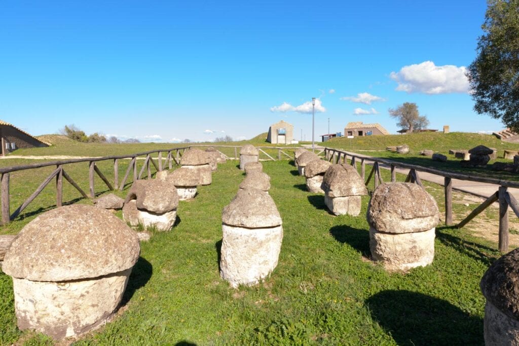 shutterstock 2543096193 ©dima moroz rome italy etruscan monterozzi necropolis early villanovan tombs