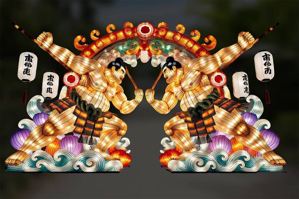 le japon en lumières au jardin d'acclimatation