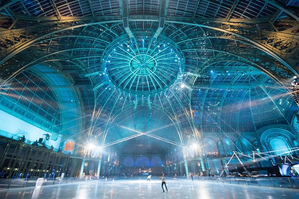 patinage sur glace au grand palais